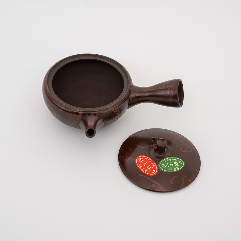 Handmade Tokoname Ware Japanese Kyusu Teapot - Thumbnail 4