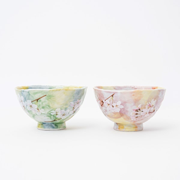 Hand-painted Cherry Blossom Bowl Sakura Cherry Blossom Small Bowl