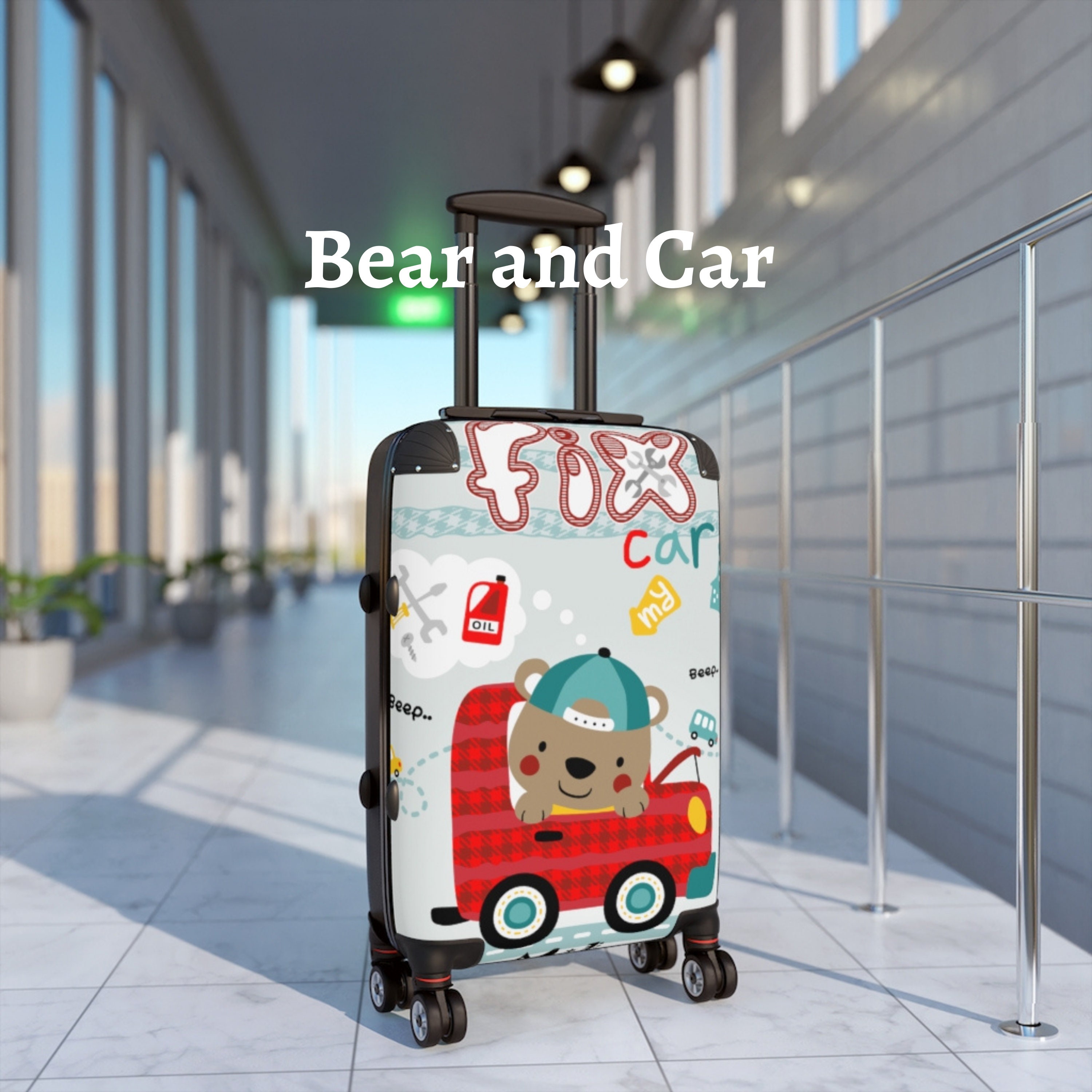Personalized Cabin Suitcase For Kids Small Custom Luggage For Etsy