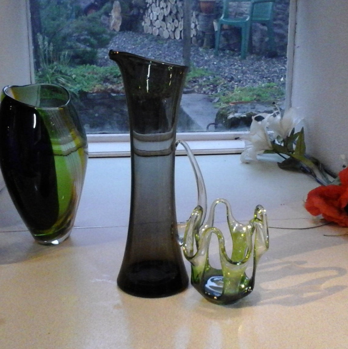 Spanish STUDIO Glass vase signed one of original and VINTAGE Etsy