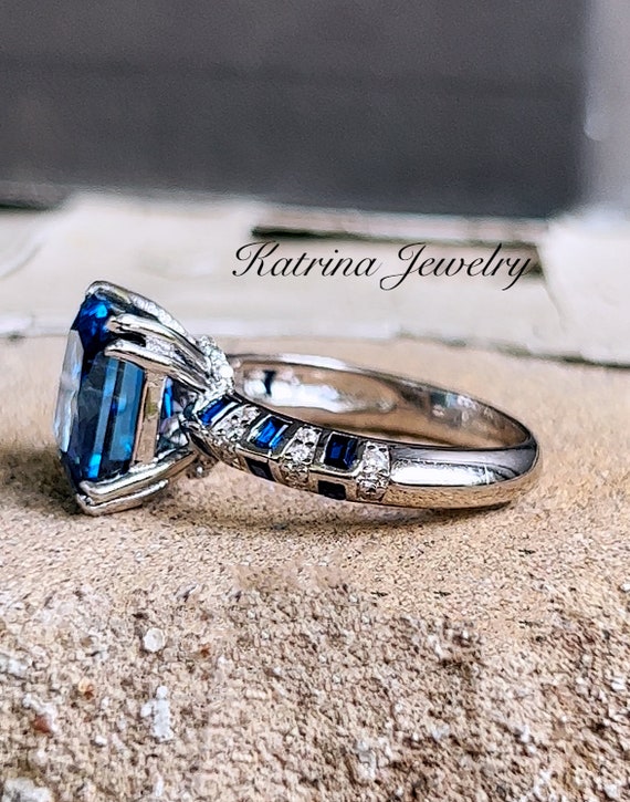Katrina Bowden's 2 Carat Princess Cut Diamond Ring