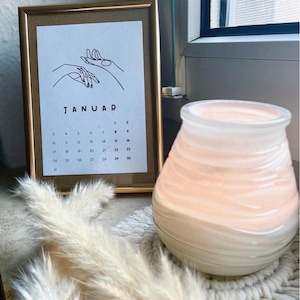 Postkarten Kalender, Kalender 2022, Tischkalender, A6 Kalender, minimalistischer Kalender, Neujahr Geschenk, Weihnachtsgeschenk