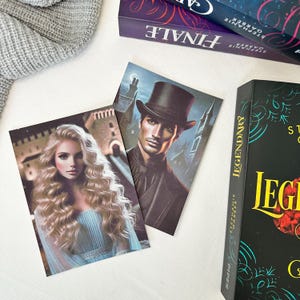 Cartes de personnages | Légendaire - Stephanie Garber | Série Caravale | Vente de livres | Impression livresque