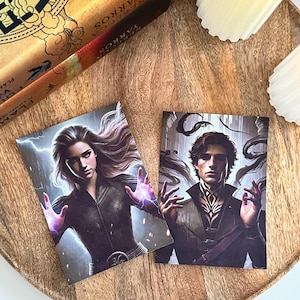 Charakterkarten | Fourth Wing - Rebecca Yarros | Flammengeküsst-Reihe | The Empyrean Series | Book Merch | Bookish Print