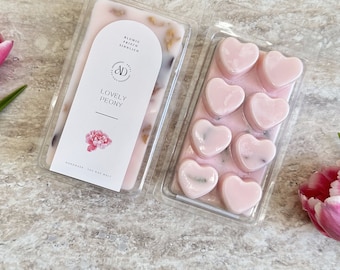Wax Melts Lovely Peony | 100g Sojawachs | vegan | Duftwachs für Duftlampe