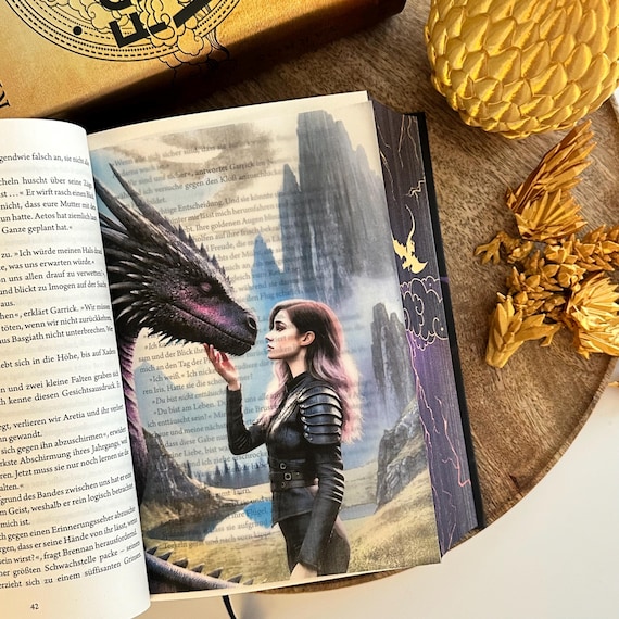 Page Overlays | Dragonrider Academy | Book Merch | Bookish Print