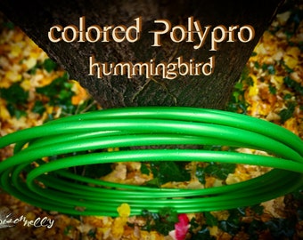 colored colorshifting POLYPRO ***HUMMINGBIRD*** Dance Hula Hoop Isolation 16 mm (5/8") Color change green May green 45- 55 60 65 70 75 80 85 90 cm