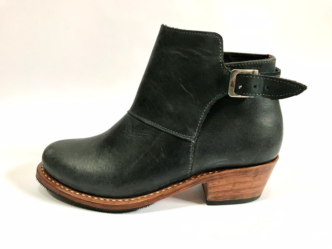 handmade leather ankle boots
