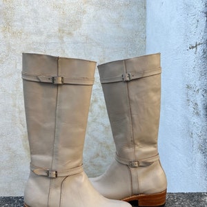 Tall Boots, Leather Tall Boots, Leather Boots, Boho Boots, Womens Boots, Custom Tall Boots, Elegant Boots, Handmade Leather, Casual Boots
