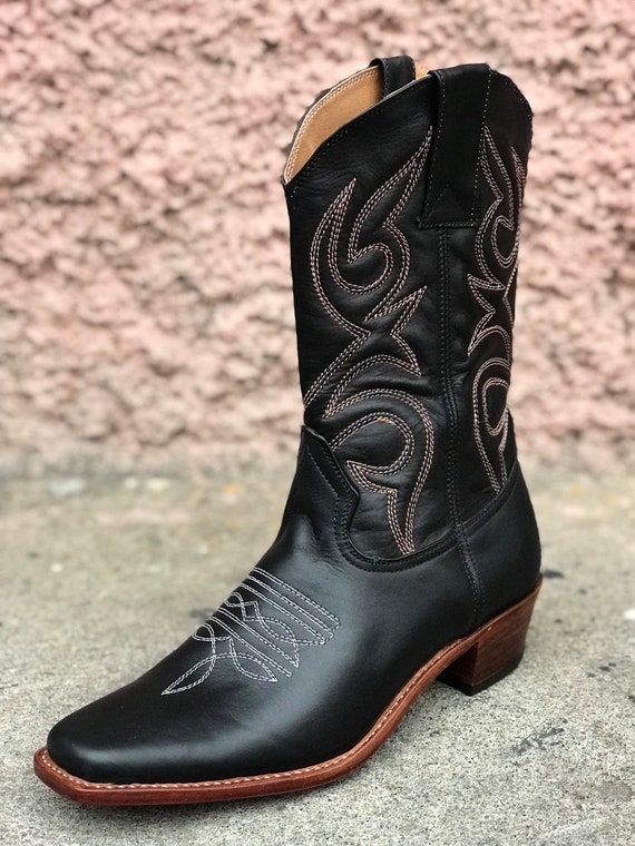 Hochwertige Leder Hohe Stiefel, Herren Stiefel 100% Leder