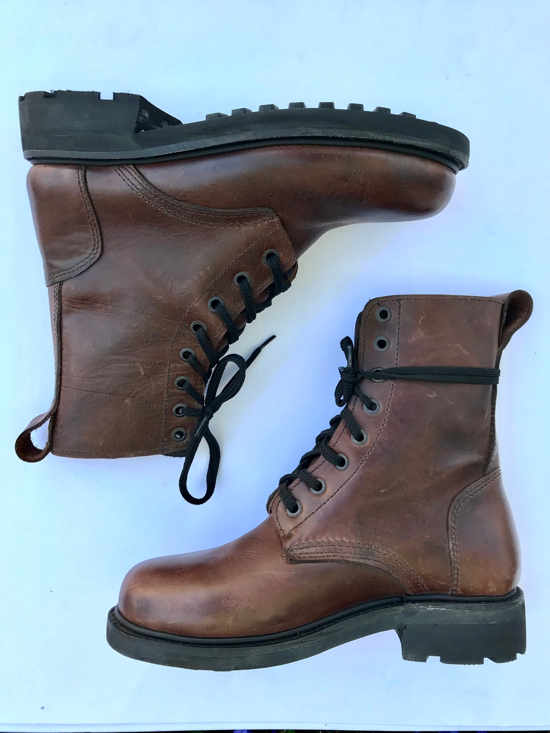 combat lace boots