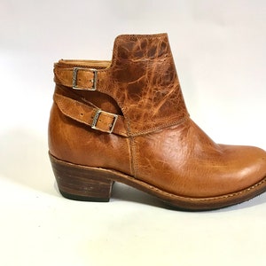 Enkellaarzen, leren enkellaarzen, leren laarzen, Boho laarzen, dameslaarzen
