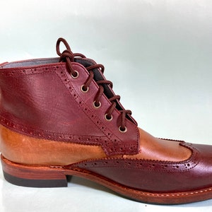 Hjenno brogue ankle boots deals