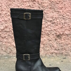 Custom made boots for wide calves top