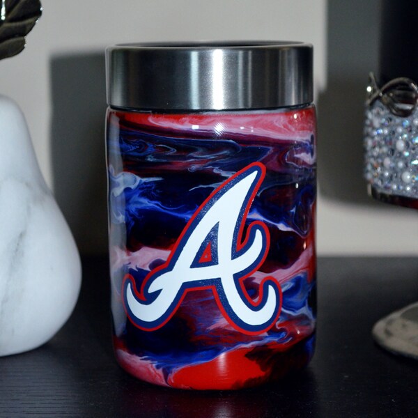 Atlanta Braves Koozie Tumbler Etsy