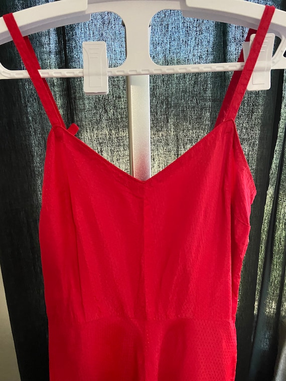 Candy apple top red dress