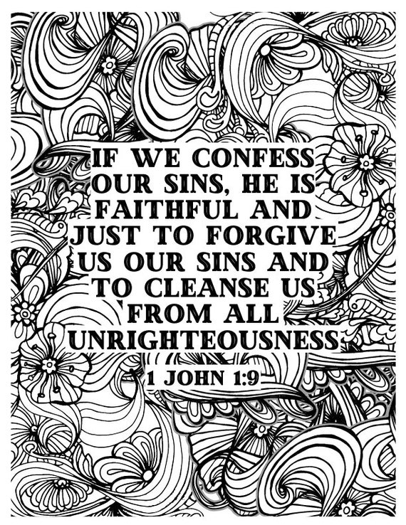 prayer coloring page etsy