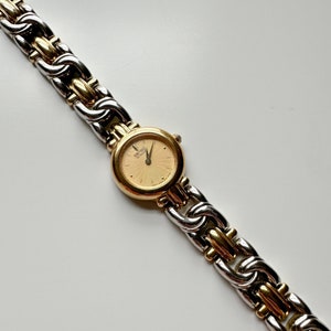 Vintage Seiko Two Tone Gold and Silver Ladies Watch