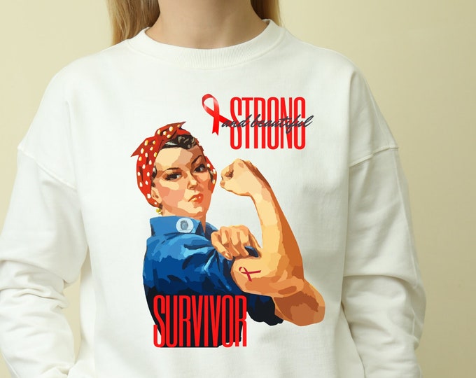 Stroke Survivor, Strong and Beautiful, One Strong Mother Survivor, Instant Download,3 PNGs, Sublimation