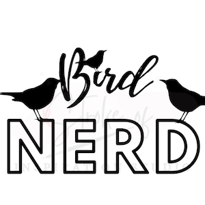 Bird Nerd, PNG, Sublimation
