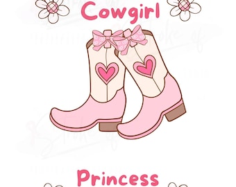 Princesa vaquera, calcomanía PNG