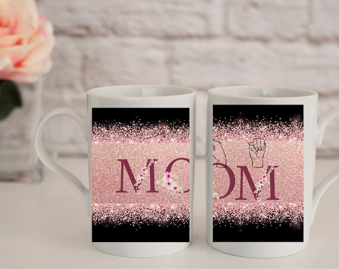 MOM,  American Sign Language  Instant Downloads, 2 PNG Sublimation File