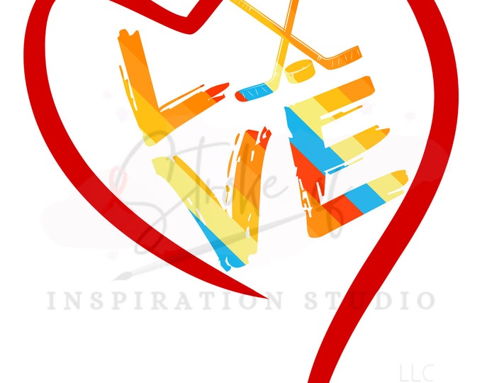 Hockey Love, Hockey Quote Decal