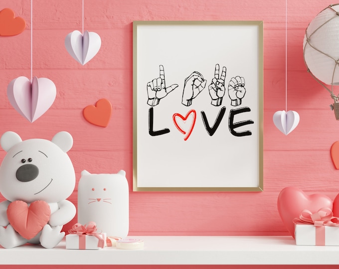 ASL,Love,PNG
