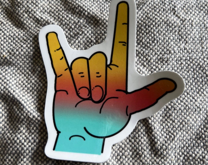 ASL, I Love You, Stickers,