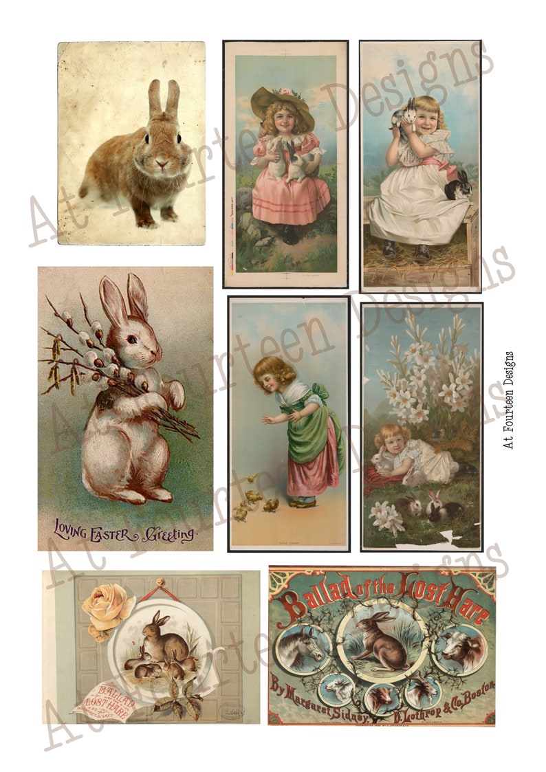 Spring Ephemera Digital Printable - Etsy