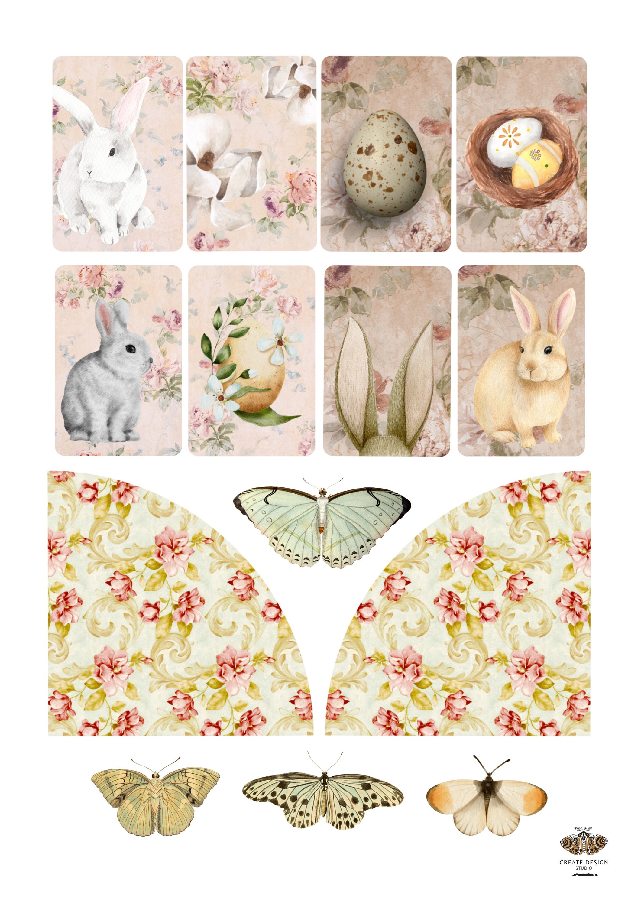 Spring Ephemera Digital Printable Journal Kit - Etsy