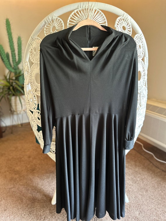 vintage black evening gown - Gem