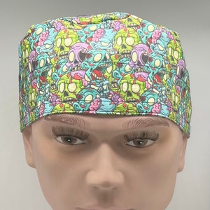 Zombie Surgical Skull Cap with Velcro Closure