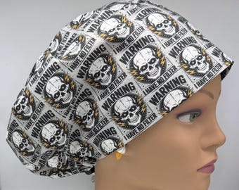 ¡Advertencia! No tengo filtro. Gorro quirúrgico europeo con cierre ajustable.