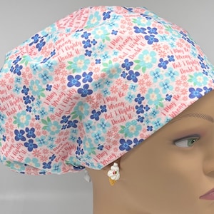 I May Be Wrong But I Highly Doubt It Euro Surgical Scrub Cap with adjustable toggle
