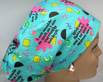 Gorro quirúrgico europeo Too Legit To Quit con ajuste de palanca