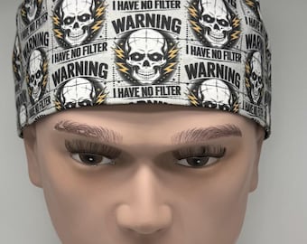 Gorro quirúrgico sin filtro con cierre de velcro