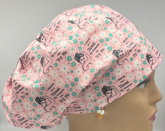 I Identify as a Threat my Pronouns are Try Me European Surgical Scrub Cap with adjustable toggle