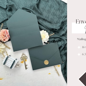 Sobre para envío de invitaciones de boda, Sobre para envío de invitaciones de boda, Sobre grande, Sobre protector, Colores de sobres premium