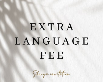 Extra Language | Please Read The Descriptions