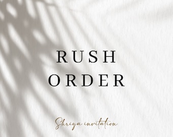 Rush Order | Please Read The Descriptions