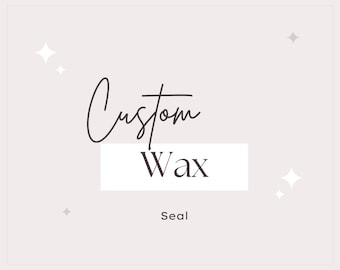 Personalized wax seal for wedding invitation, Wax with initial pattern, Mailing envelope seal, Special design seal pattern, Custom wax seal
