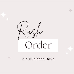 Rush Order | Please Read The Descriptions