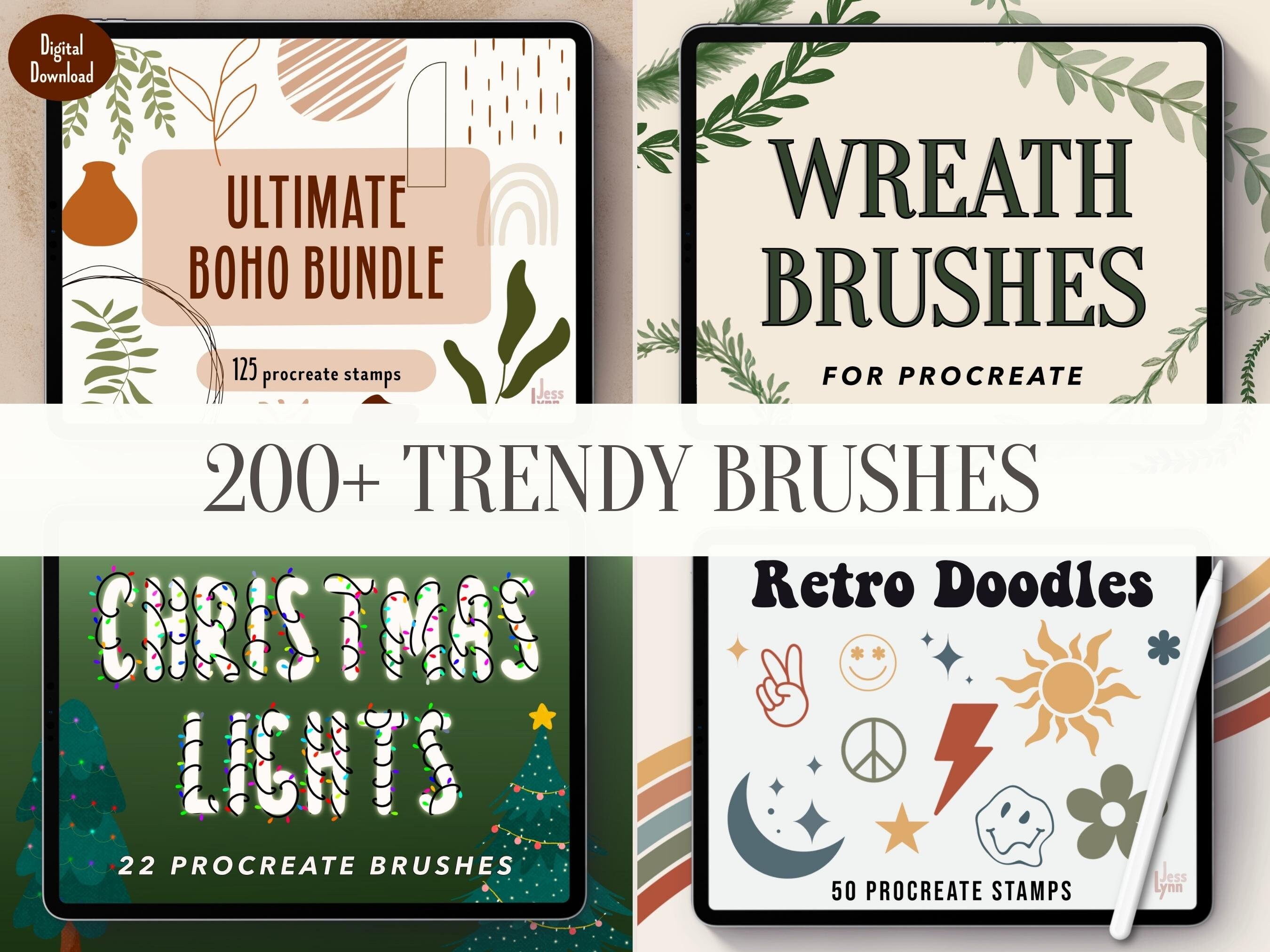 500 Brushes for Procreate Procreate Brushes Mega Procreate Bundle ...