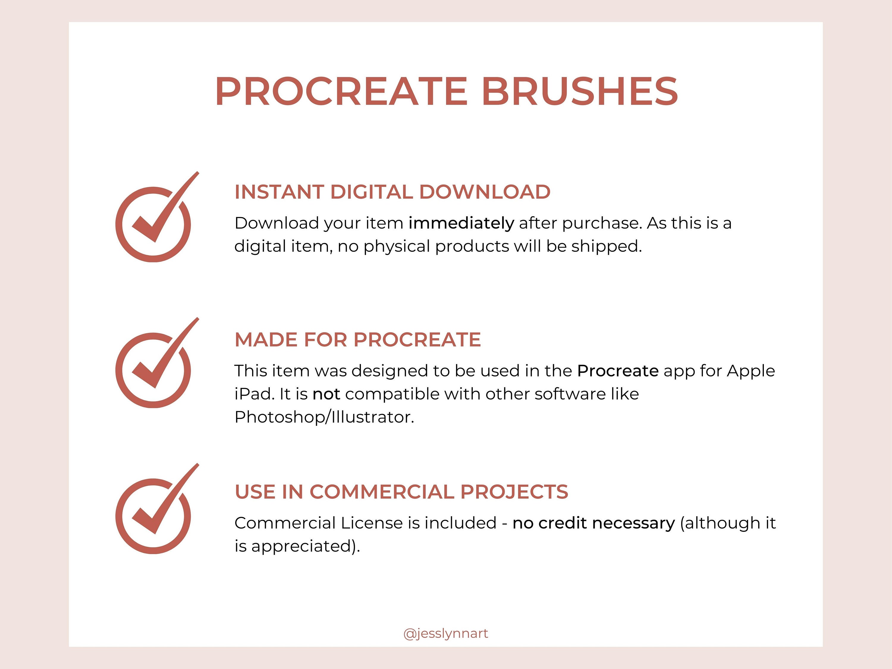 Procreate Border Brushes, Border Line Brush, Procreate Brush Set ...