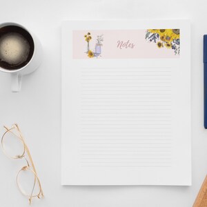 Printable Planner-shabby Chic Planner Pages- Sunflower Calendar ...