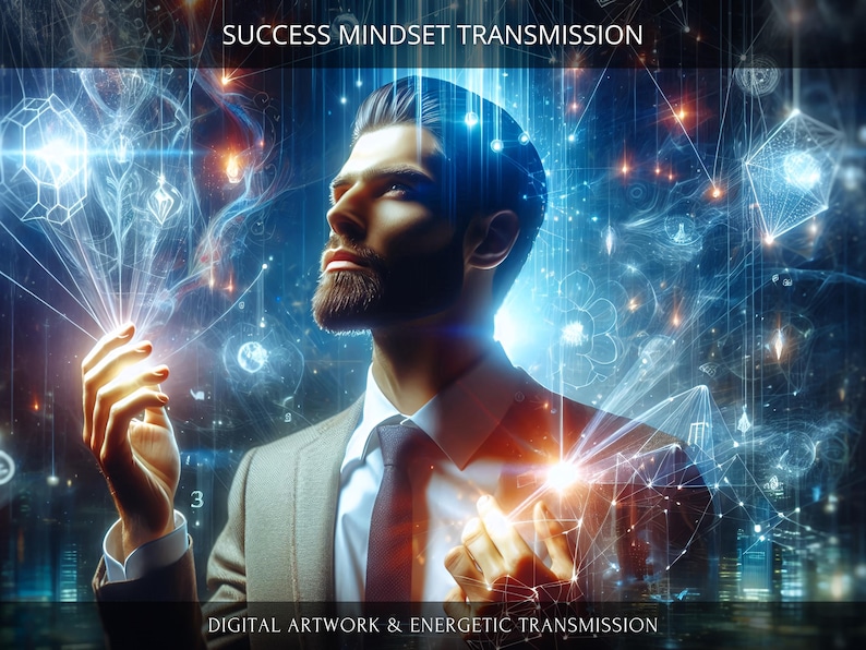 Success Mindset: Charged Digital Artwork + Personal Report & Energetic Transmission