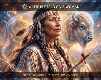 White Buffalo Calf Woman: Charged Digital Artwork + Energetic Transmission with a Personal Report