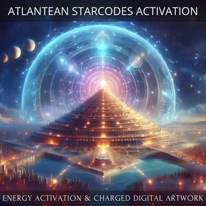 Atlantean Starcodes Charged Digital Artwork + Energetic Alignment with a Personal Report