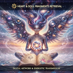 Heart and Soul Fragments Retrieval Charged Digital Artwork + Energetic Transmission with a Personal Report